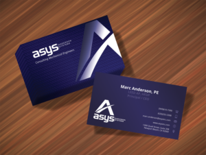 Design de Carte de Visite par TanaMa Creations pour asys, inc | Design : #13464770