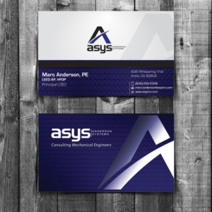 Design de Carte de Visite par ISma3eliano pour asys, inc | Design : #13485544