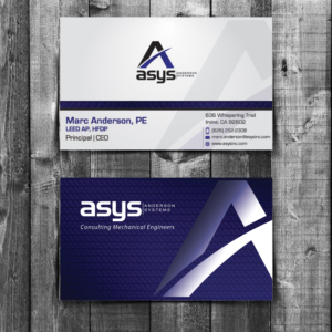 Design de Carte de Visite par ISma3eliano pour asys, inc | Design : #13485546