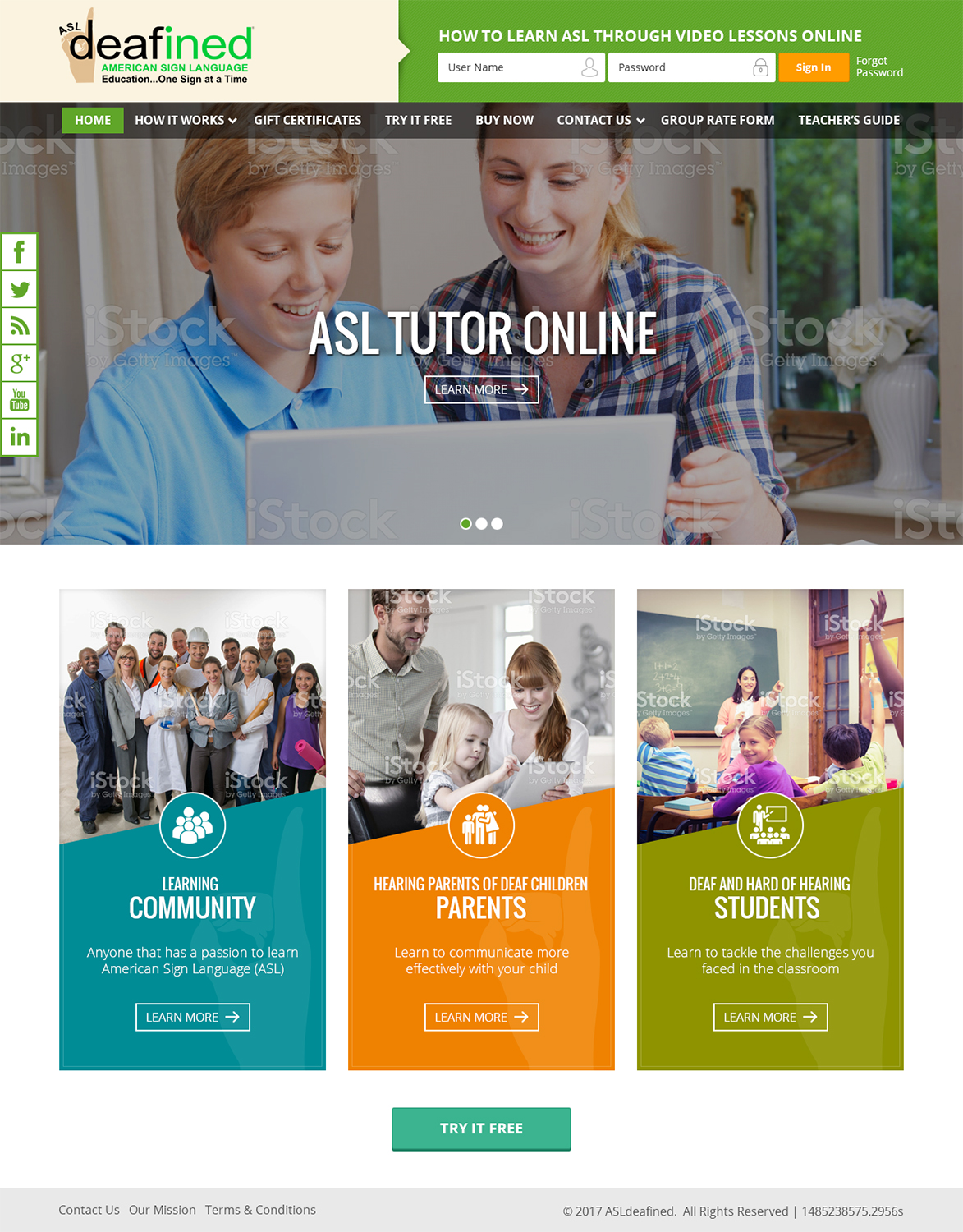 Web Design by RupalTechno for ASLdeafined.com | Design #13468643