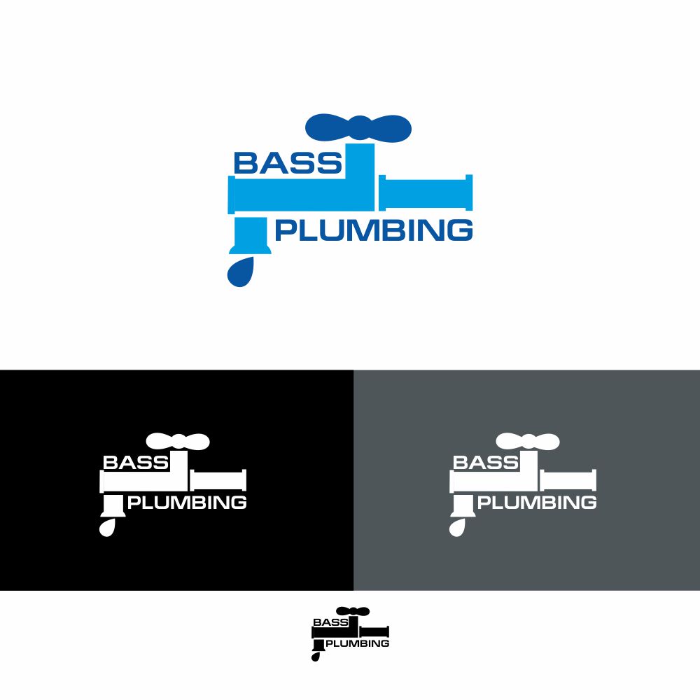 Logo Design by webeezine for bass plumbing | Design #13473883
