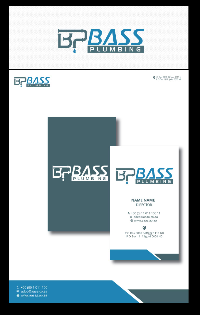 Logo Design by zebronicgraphic for bass plumbing | Design #13472623