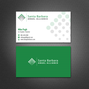 Santa Barbara Angel Alliance business cards | Business Card Design by Dezero