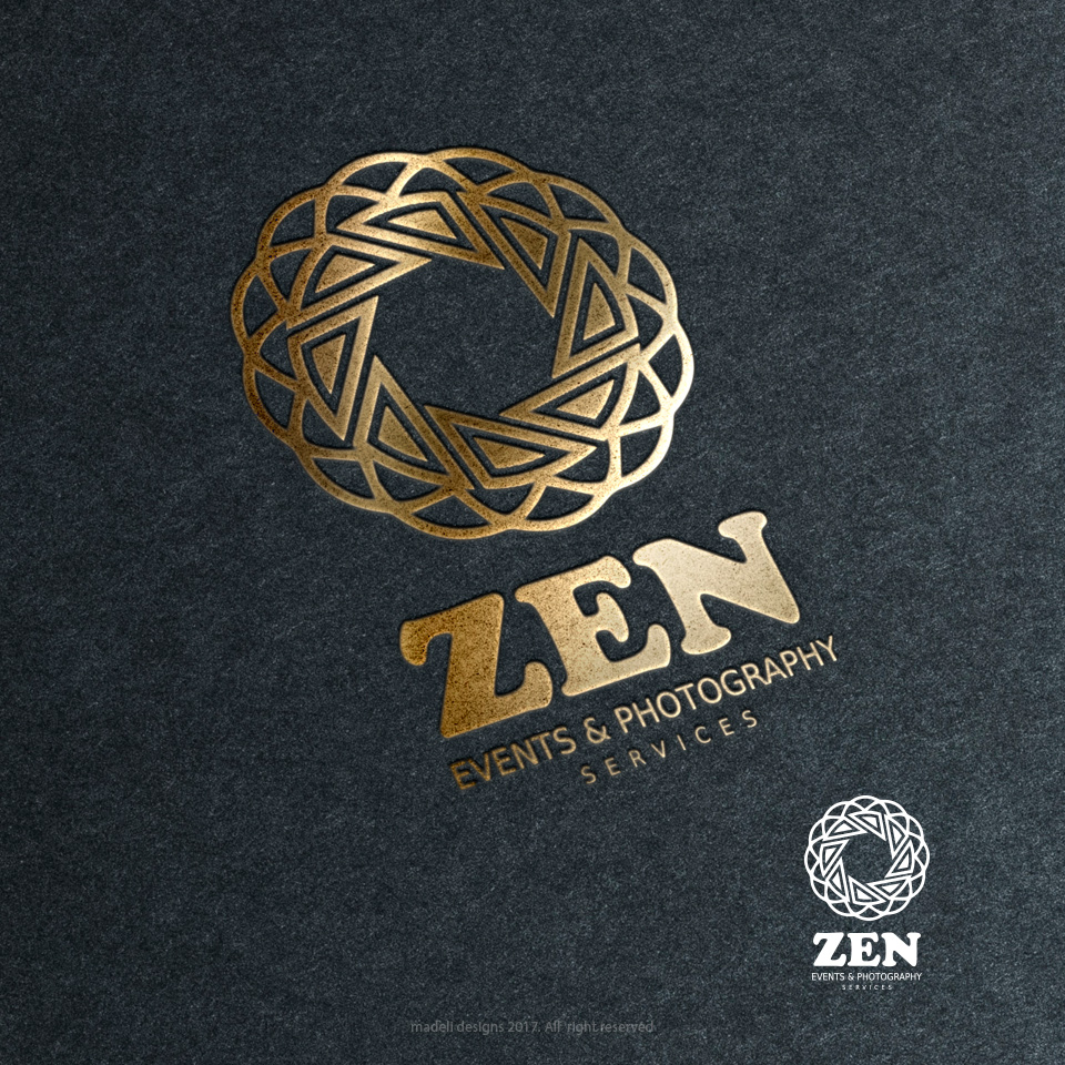 Logo-Design von madeli für Zen Events & Photography Services | Design #13457758