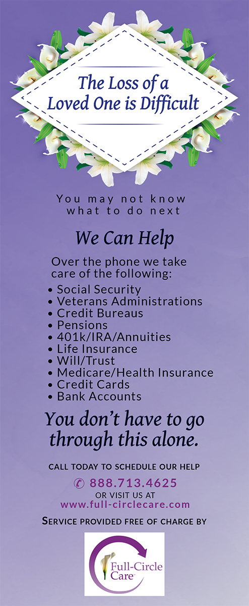 Brochure Design by Venus L. Penaflor for Full-Circle Aftercare | Design #13511019