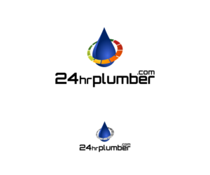 Logo Design by VGB for 24 hr plumber  | Design: #13497192