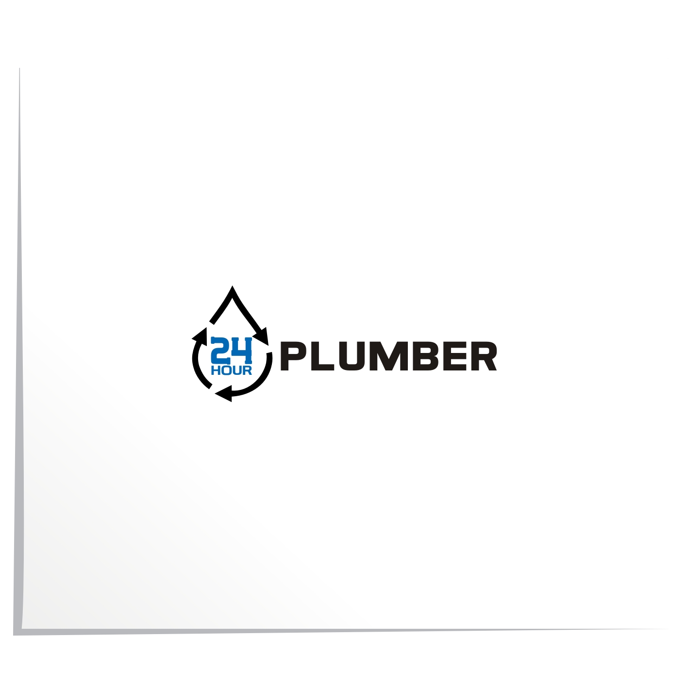 Logo-Design von barondika für 24 hr plumber  | Design #13550411