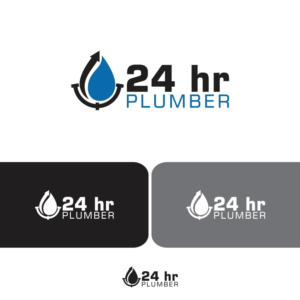 Logo Design by e-graphics for 24 hr plumber  | Design: #13482782