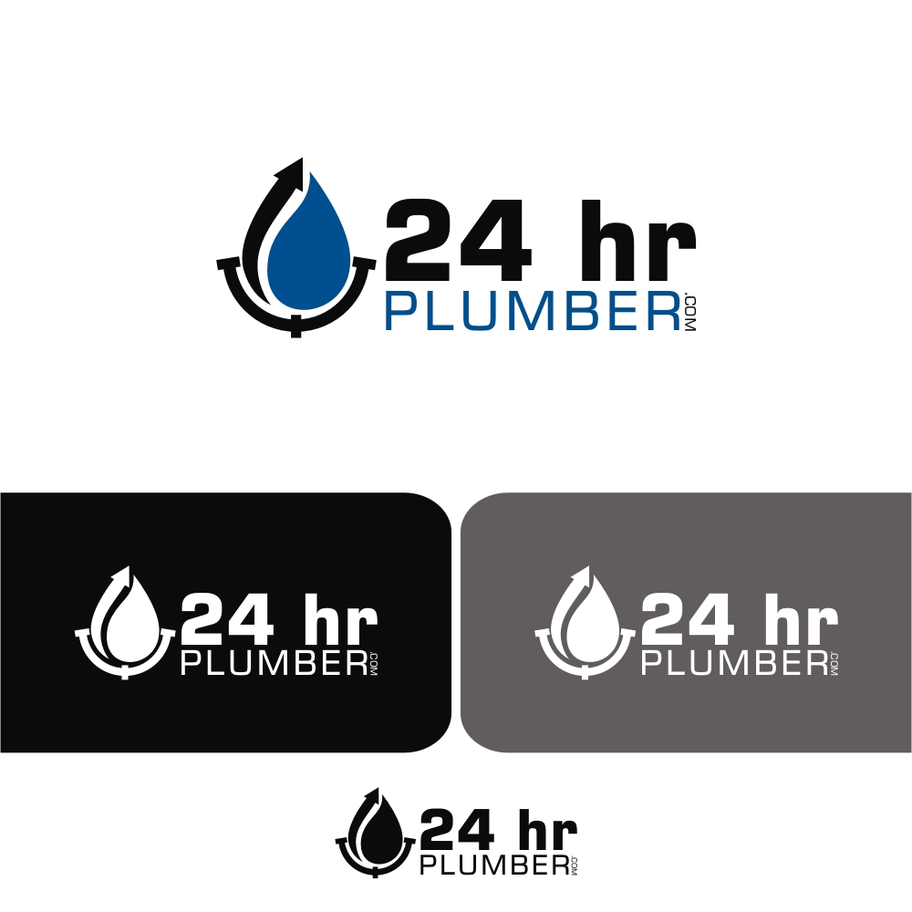 Logo Design by e-graphics for 24 hr plumber  | Design #13506647