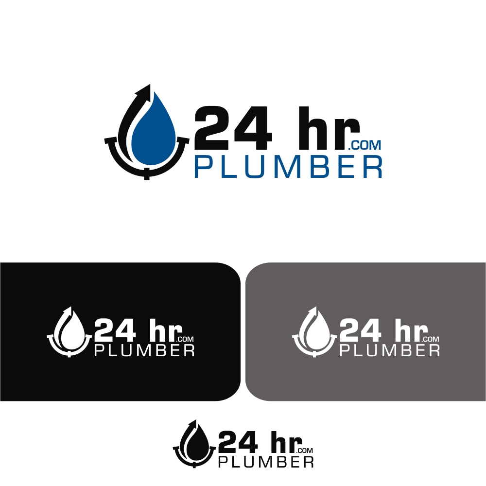 Logo-Design von e-graphics für 24 hr plumber  | Design #13506648