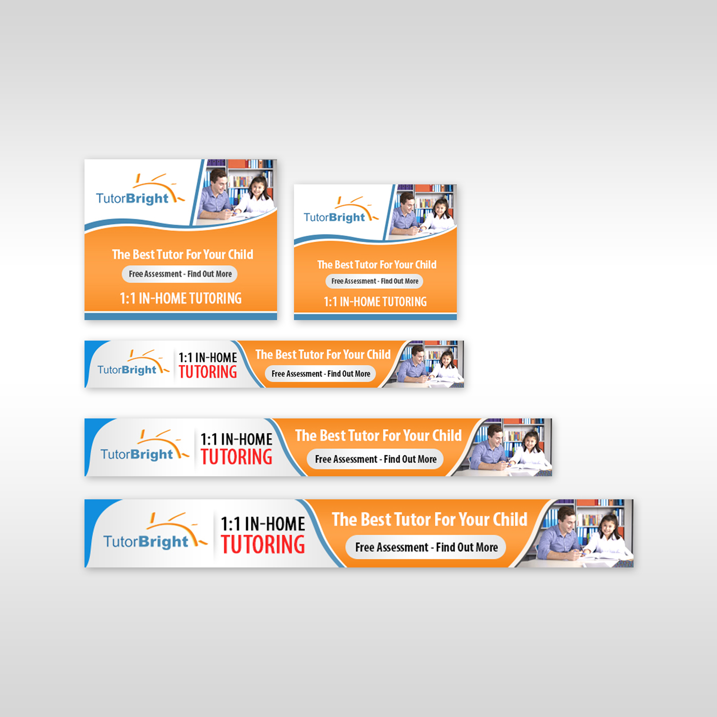 Banner Ad Design by debdesign for TutorBright | Design #13459432