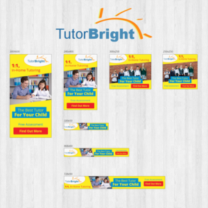Banner Ad Design by designervish84 for TutorBright | Design: #13454006