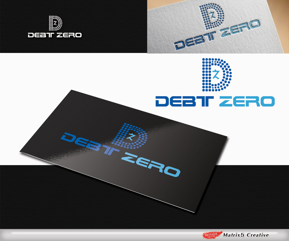 Logo Design by Matrix5 Creative for Debt Zero  | Design #13556704