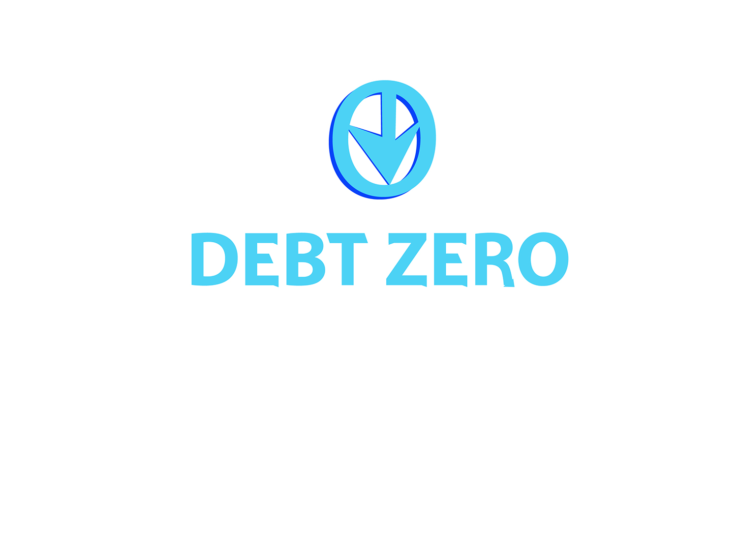 Diseño de Logo por kuya.P para Debt Zero  | Diseño #13548116