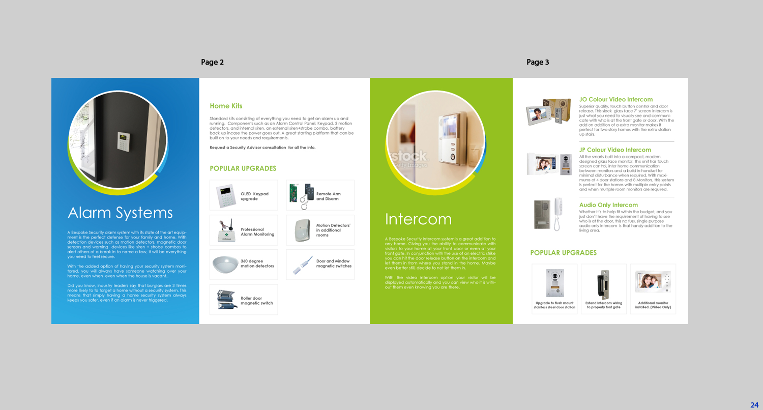 Design de Brochure par uniquedesign10 pour Bespoke Security & Screens | Design #13465675