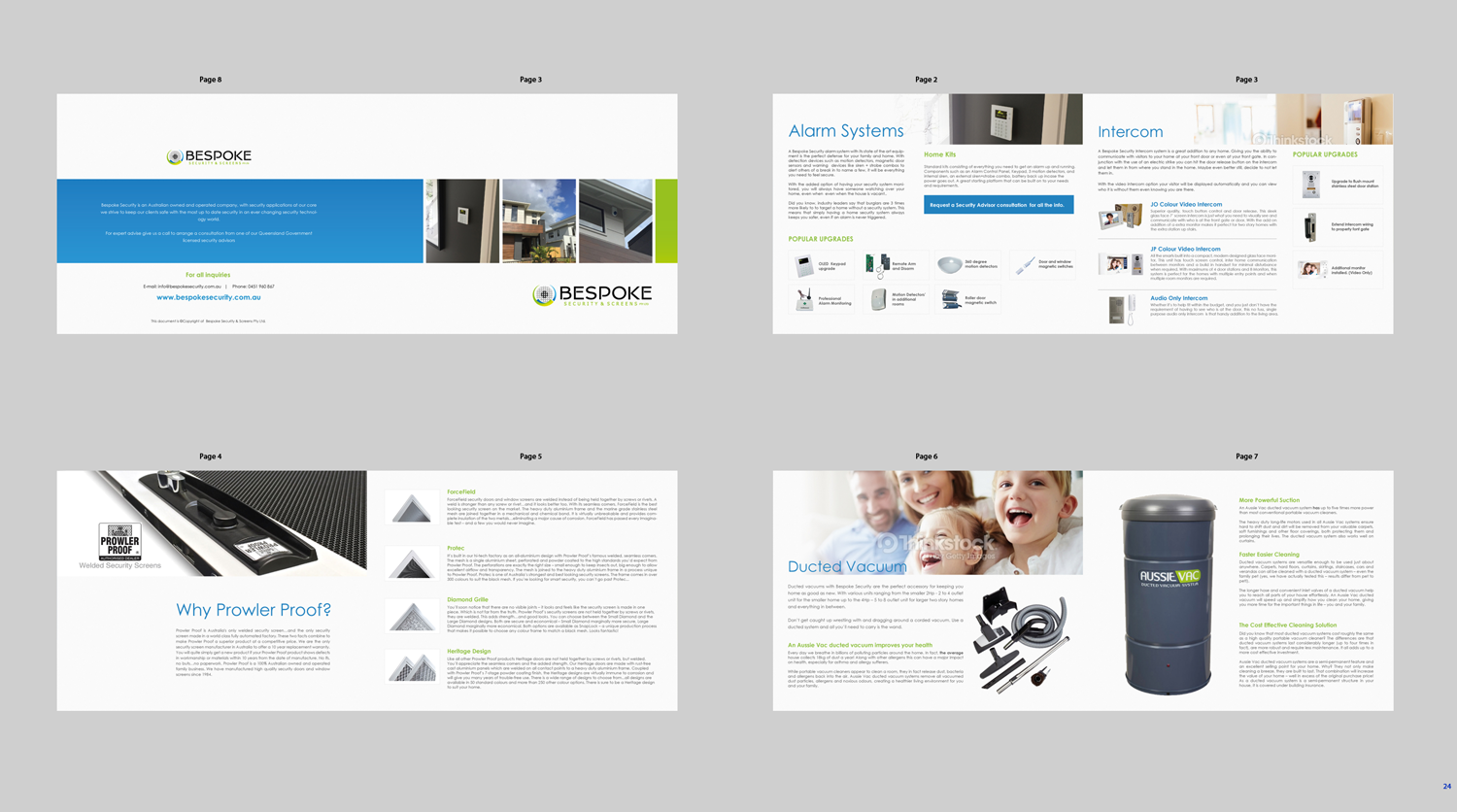 Design de Brochure par uniquedesign10 pour Bespoke Security & Screens | Design #13469140