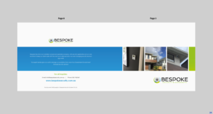 Design de Brochure par uniquedesign10 pour Bespoke Security & Screens | Design : #13469141