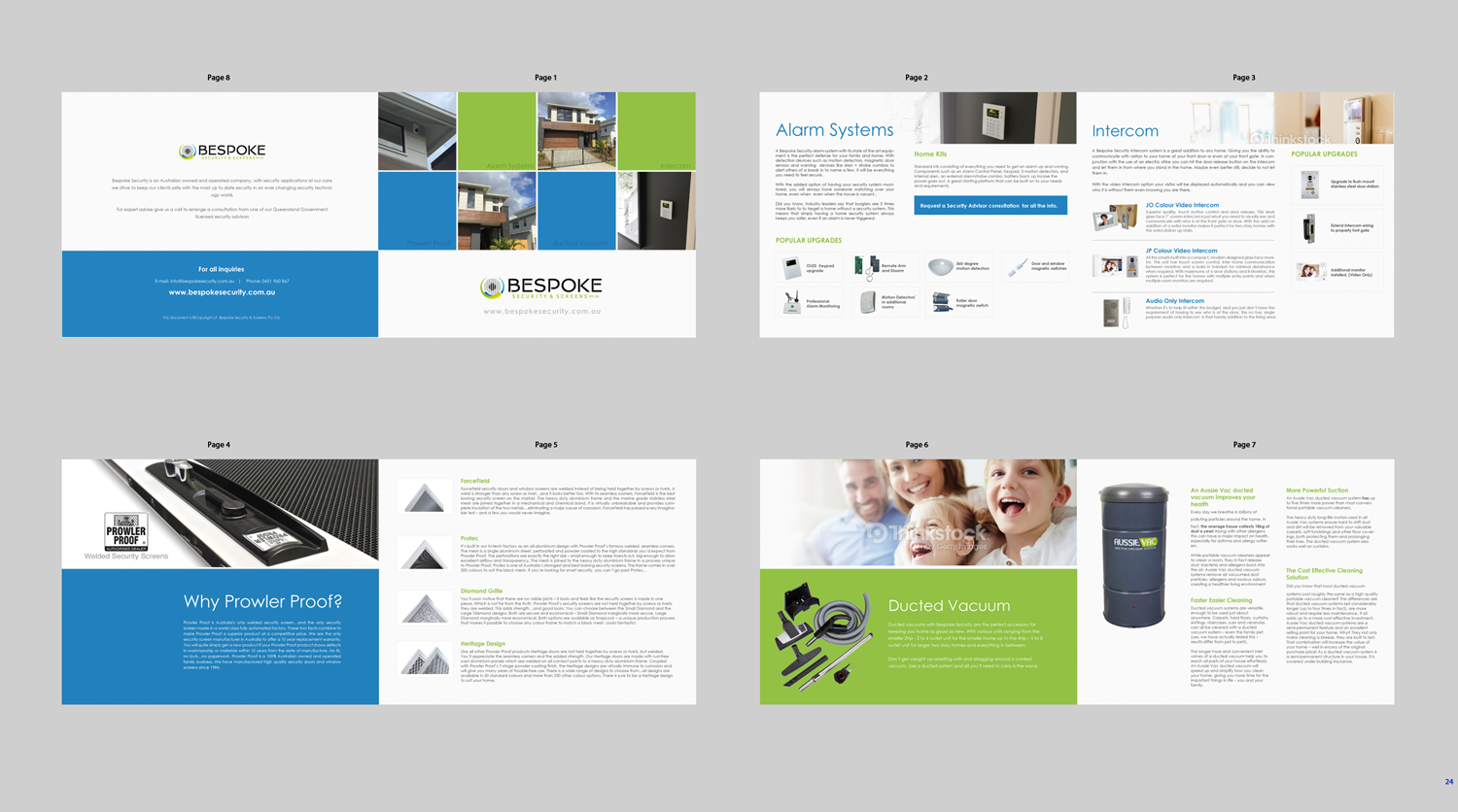 Brochure Design by uniquedesign10 for Bespoke Security & Screens | Design #13470184