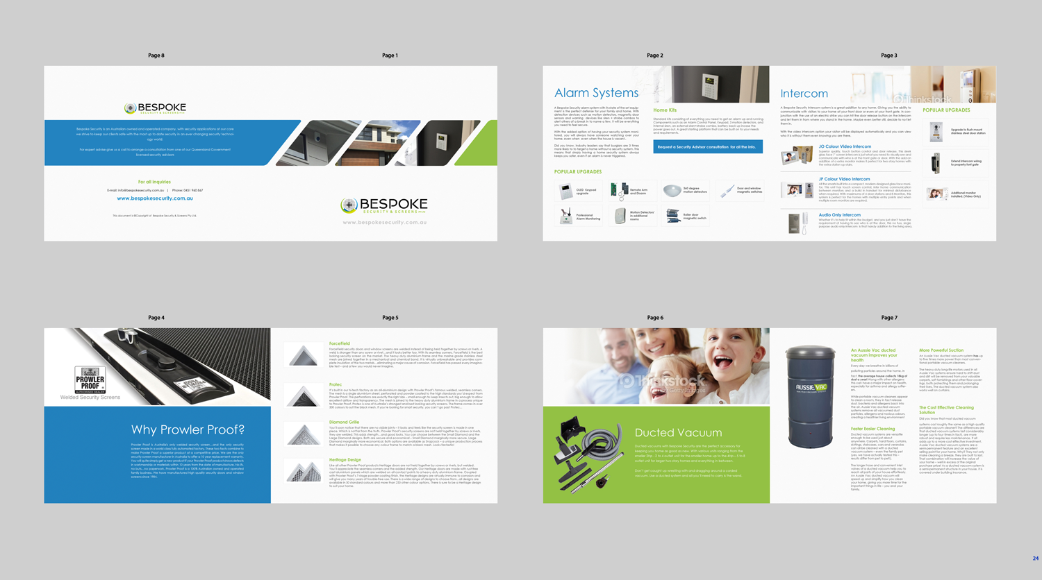 Brochure Design by uniquedesign10 for Bespoke Security & Screens | Design #13470188