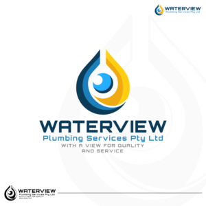 Logo Design by YOS for waterview plumbing | Design: #17961304