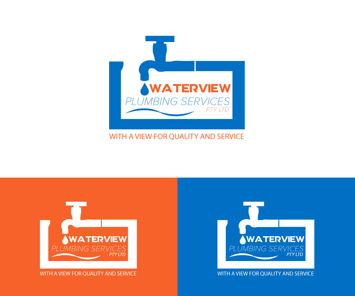 Logo Design by eMARK for waterview plumbing | Design #17967913