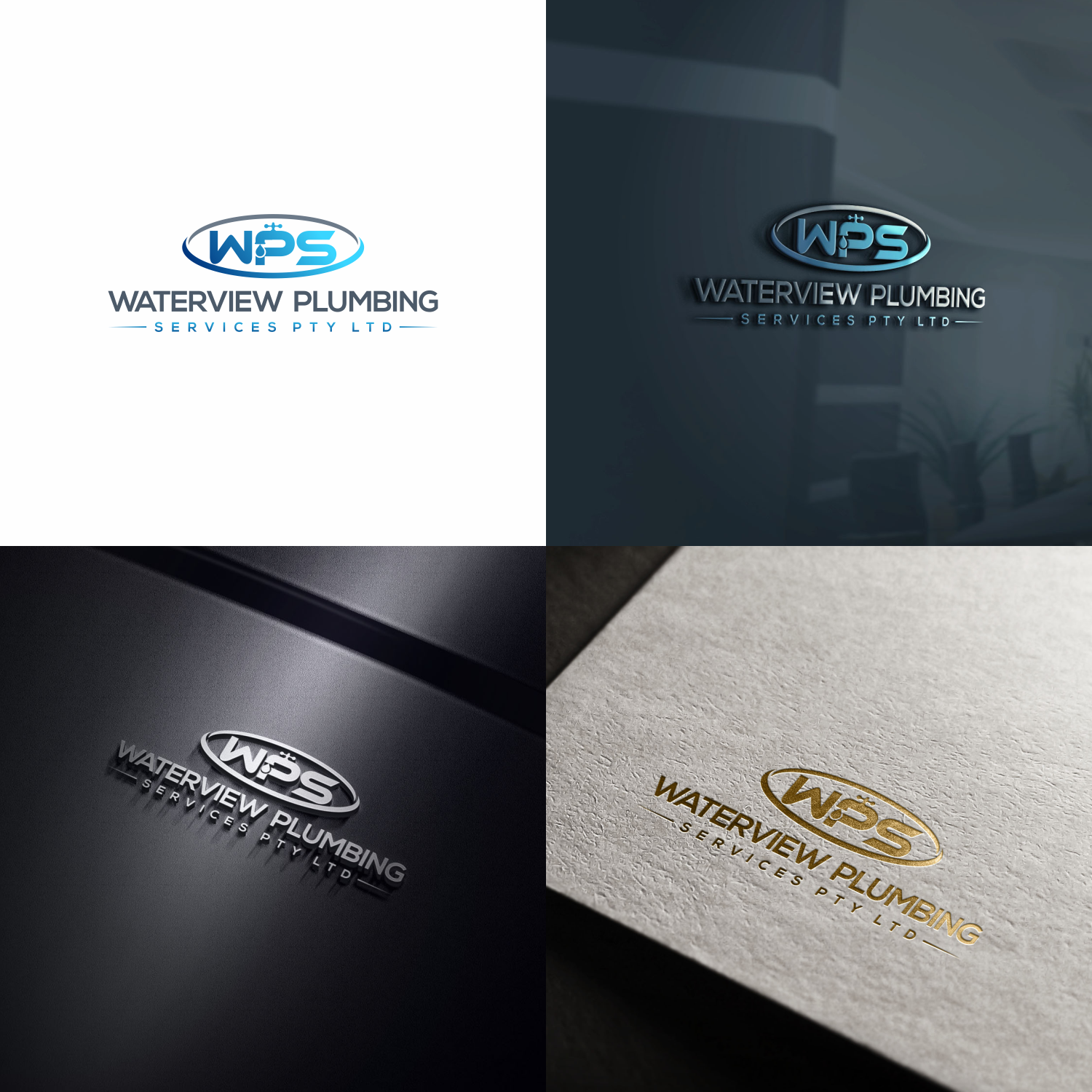 Logo Design by agng_ds for waterview plumbing | Design: #18058043