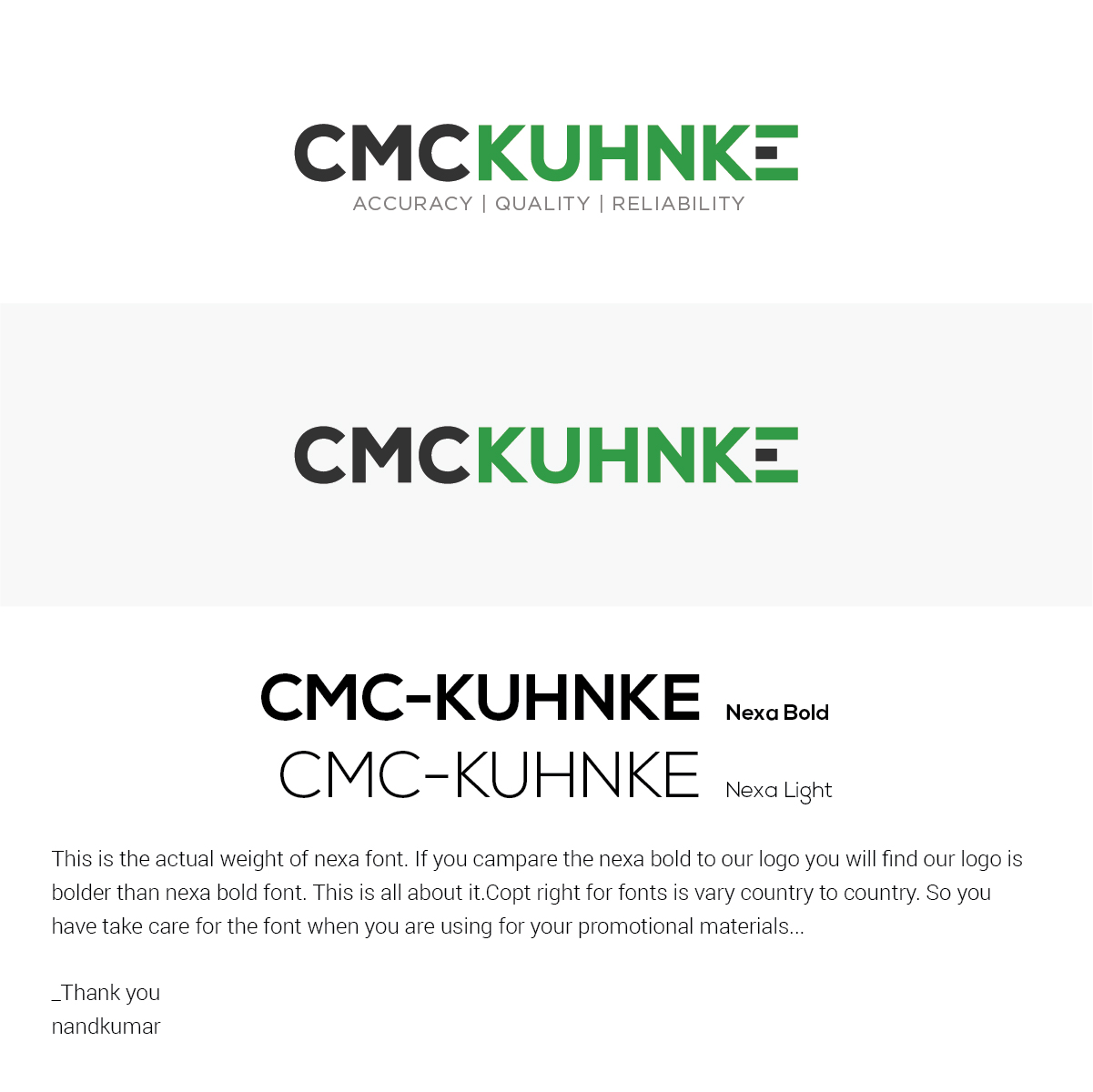 Logo Design by nandkumar for CMC-Kuhnke GmbH | Design: #13554809