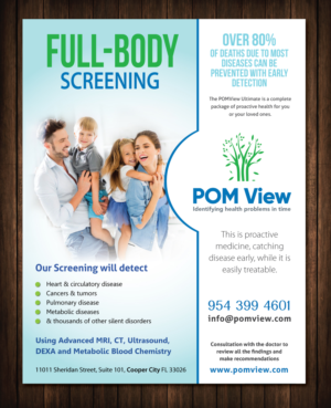 POMView Teaser Brochure, for charity auction. | Flyer-Design von meet007