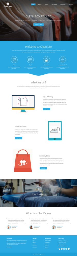 Web Design by pb for Clean Box Pty. Ltd. | Design: #13560989