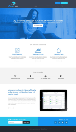 Web Design by pb for Clean Box Pty. Ltd. | Design: #13561203