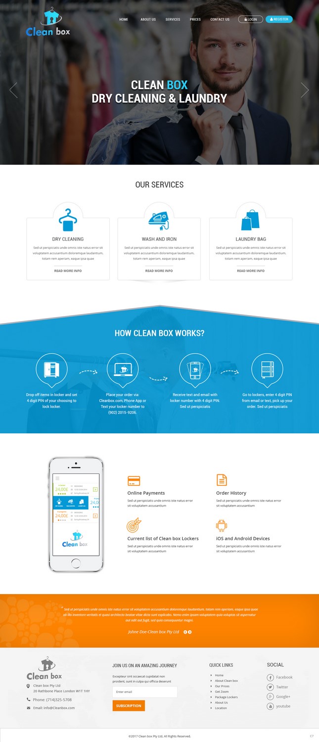 Web Design by pb for Clean Box Pty. Ltd. | Design #13561204
