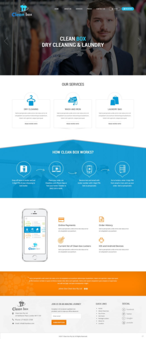 Web Design by pb for Clean Box Pty. Ltd. | Design: #13561204