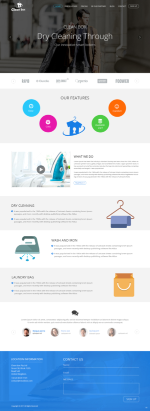 Web Design by pb for Clean Box Pty. Ltd. | Design: #13574118