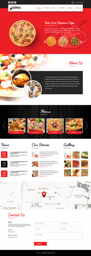 Web Design by dpdeb21 for this project | Design #13939398