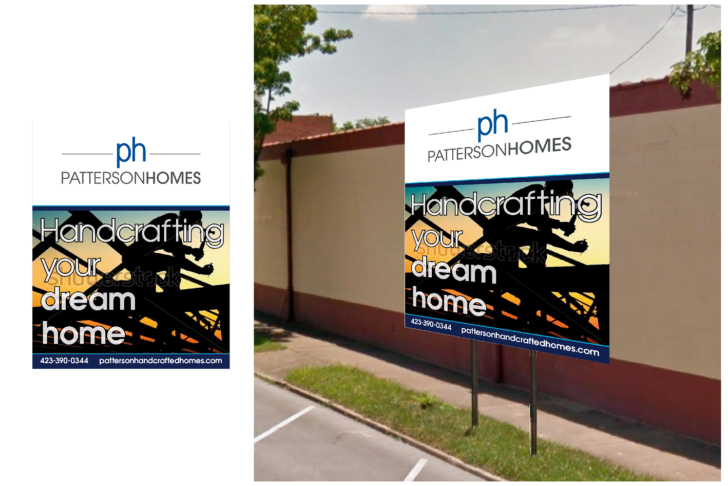 Signage Design by Cyan Designs for Patterson Homes | Design #13506792