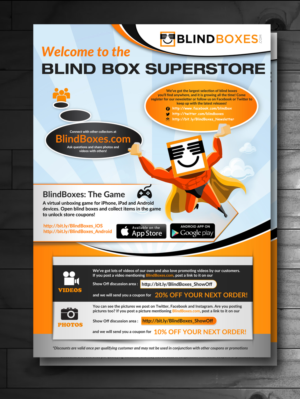 Colorful Flyer for Collectable Toy Store | Flyer-Design von innovative earth