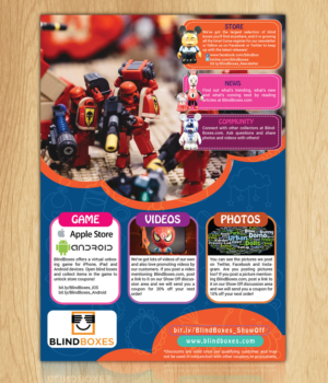 Colorful Flyer for Collectable Toy Store | Flyer-Design von SAI DESIGNS
