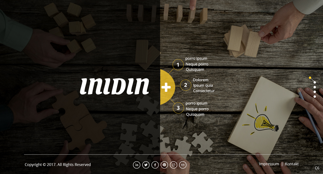 Diseño Web por pb para I³ - inidin | Diseño #13473411