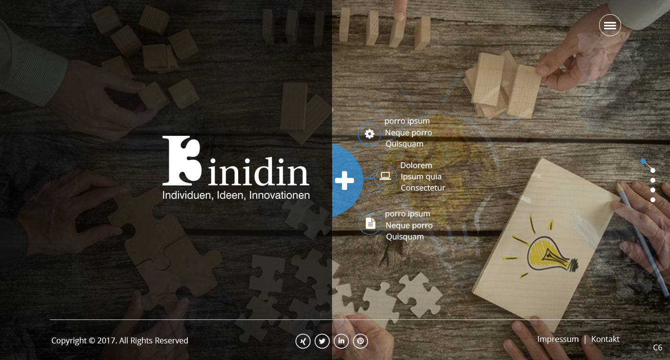 Diseño Web por pb para I³ - inidin | Diseño #13508949