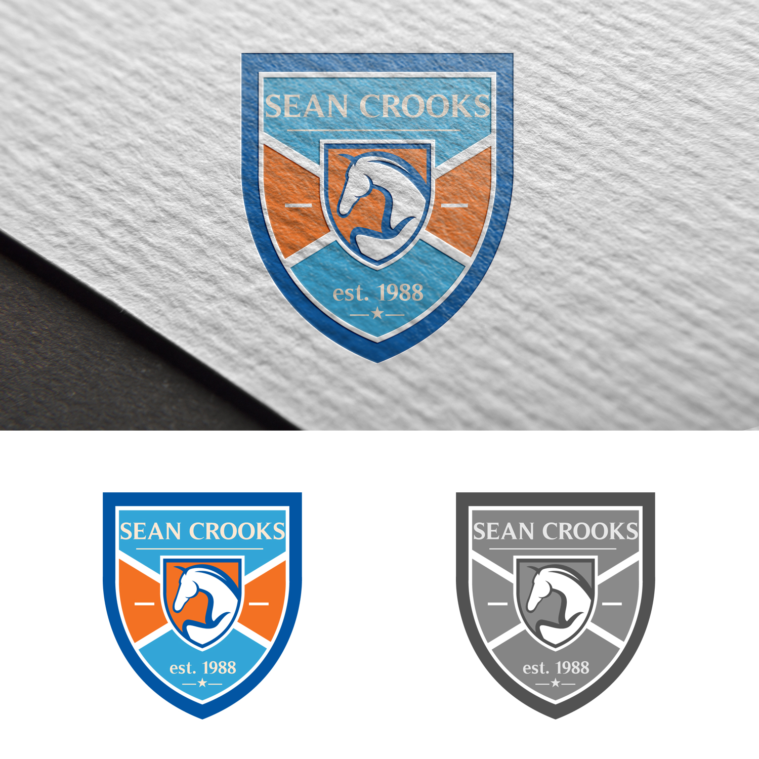 Logo Design by Next Screen Infotech for Crooks Show Jumping | Design #13470839