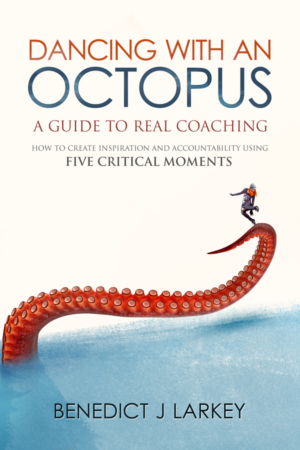 Book Cover design:  Dance with an Octopus. | Diseño de portada de libro por Tatlin
