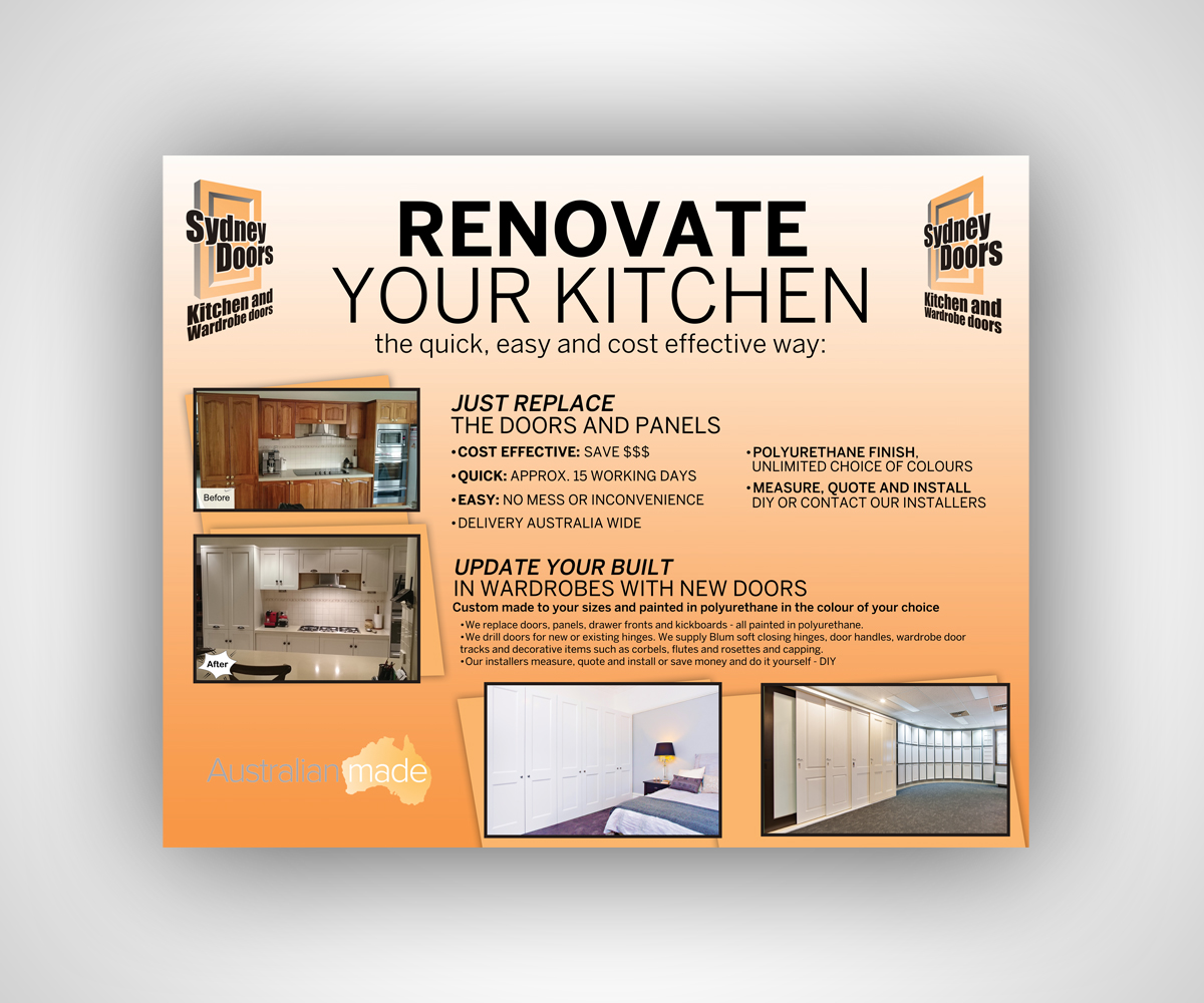 Design de Poster par Nebojsa Aleksic pour Sydney Doors | Design #13476356