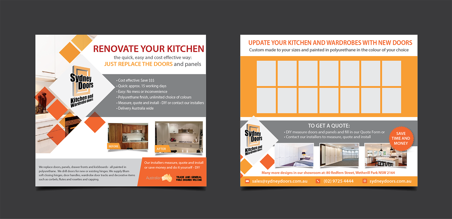 Poster Design by alex989 for Sydney Doors | Design #13481095
