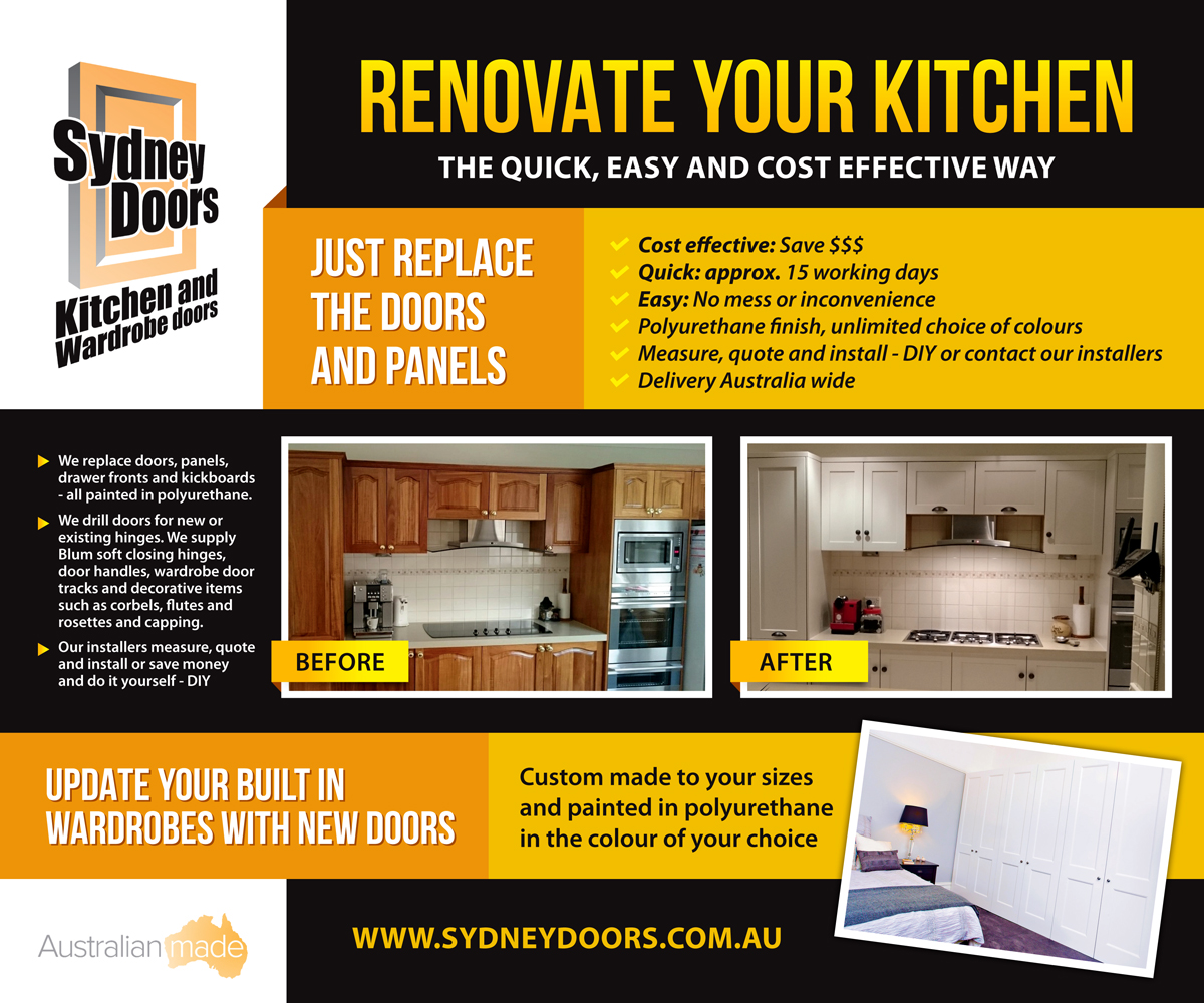 Poster Design by rkailas for Sydney Doors | Design #13552982