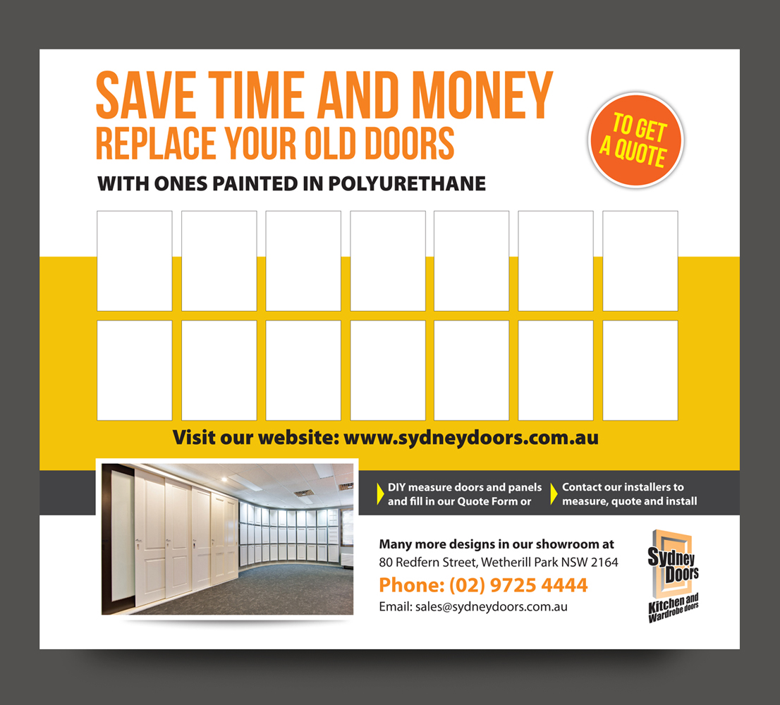 Poster Design by rkailas for Sydney Doors | Design #13583073