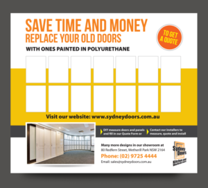 Poster Design by rkailas for Sydney Doors | Design: #13583073