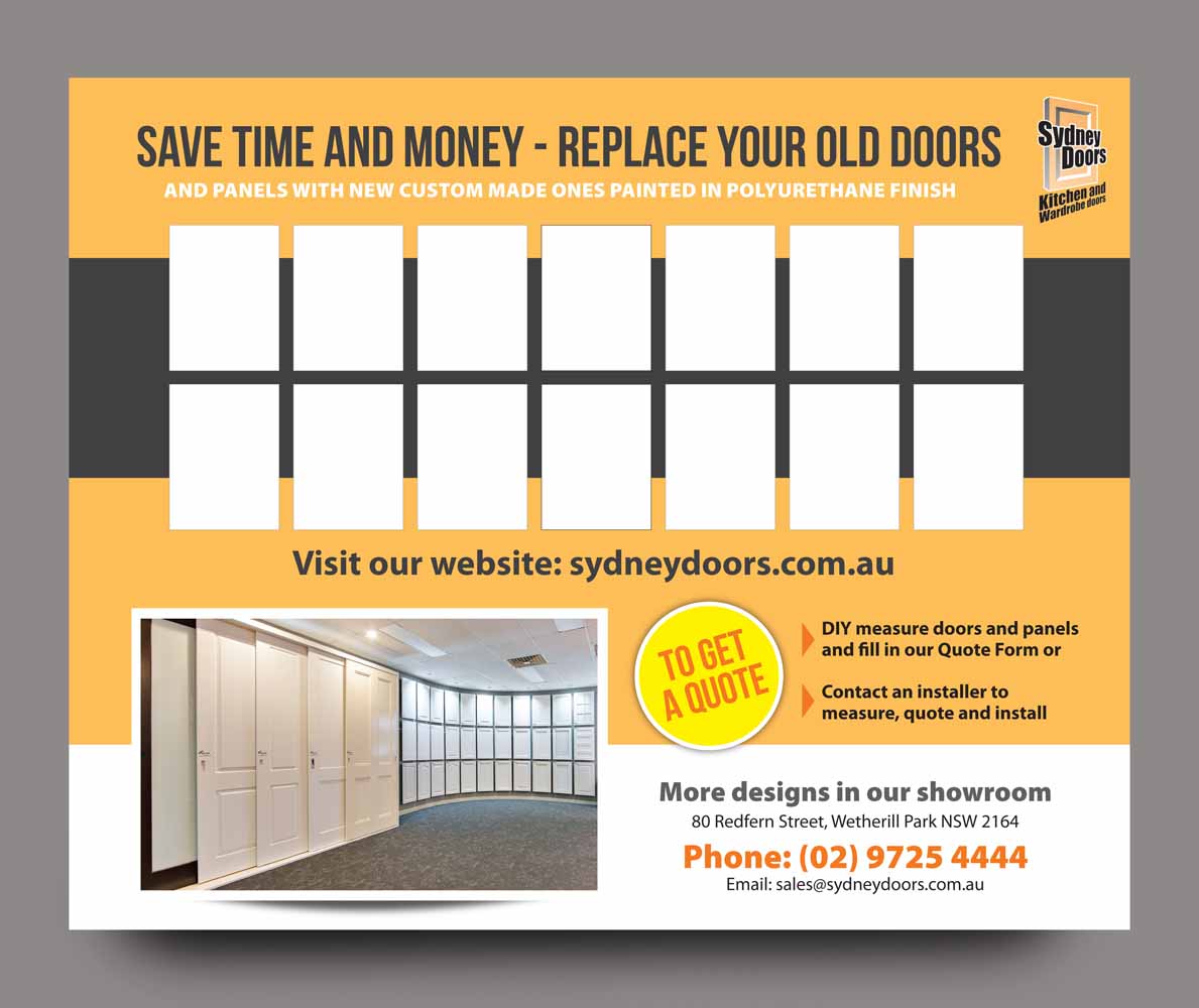 Poster Design by rkailas for Sydney Doors | Design #13640717