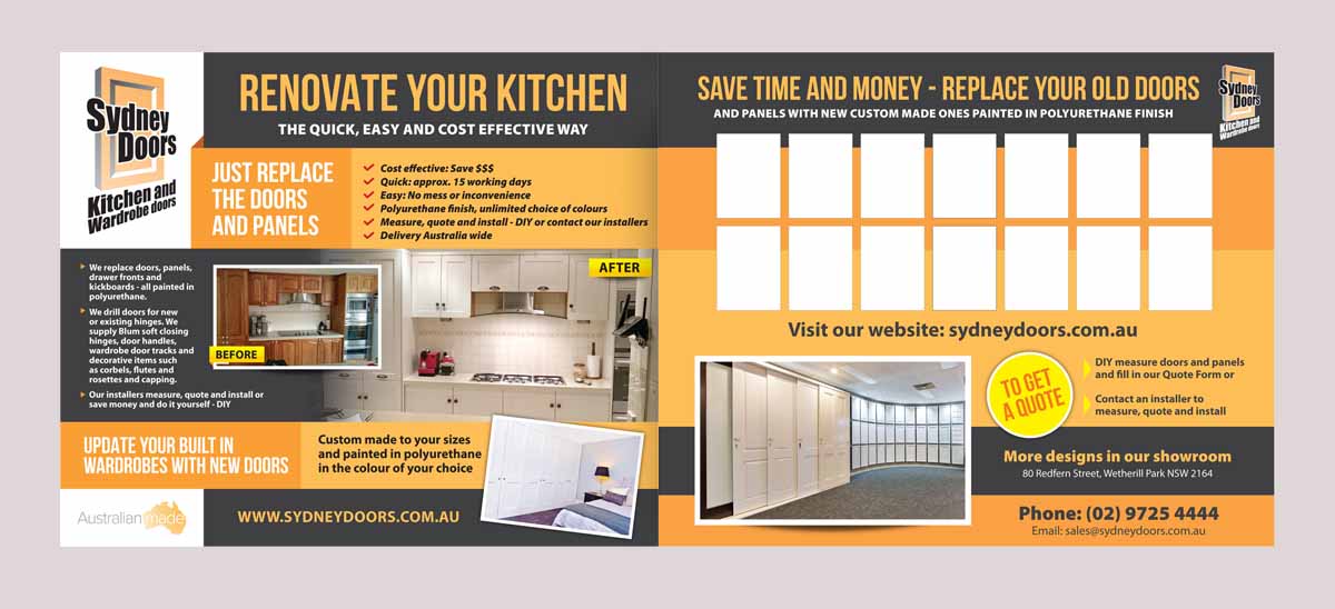 Poster Design by rkailas for Sydney Doors | Design #13641980