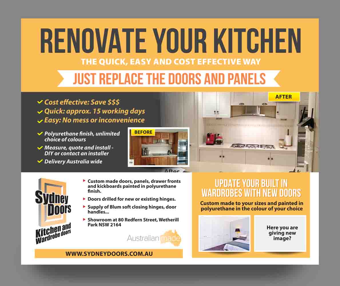 Poster Design by rkailas for Sydney Doors | Design #13706541