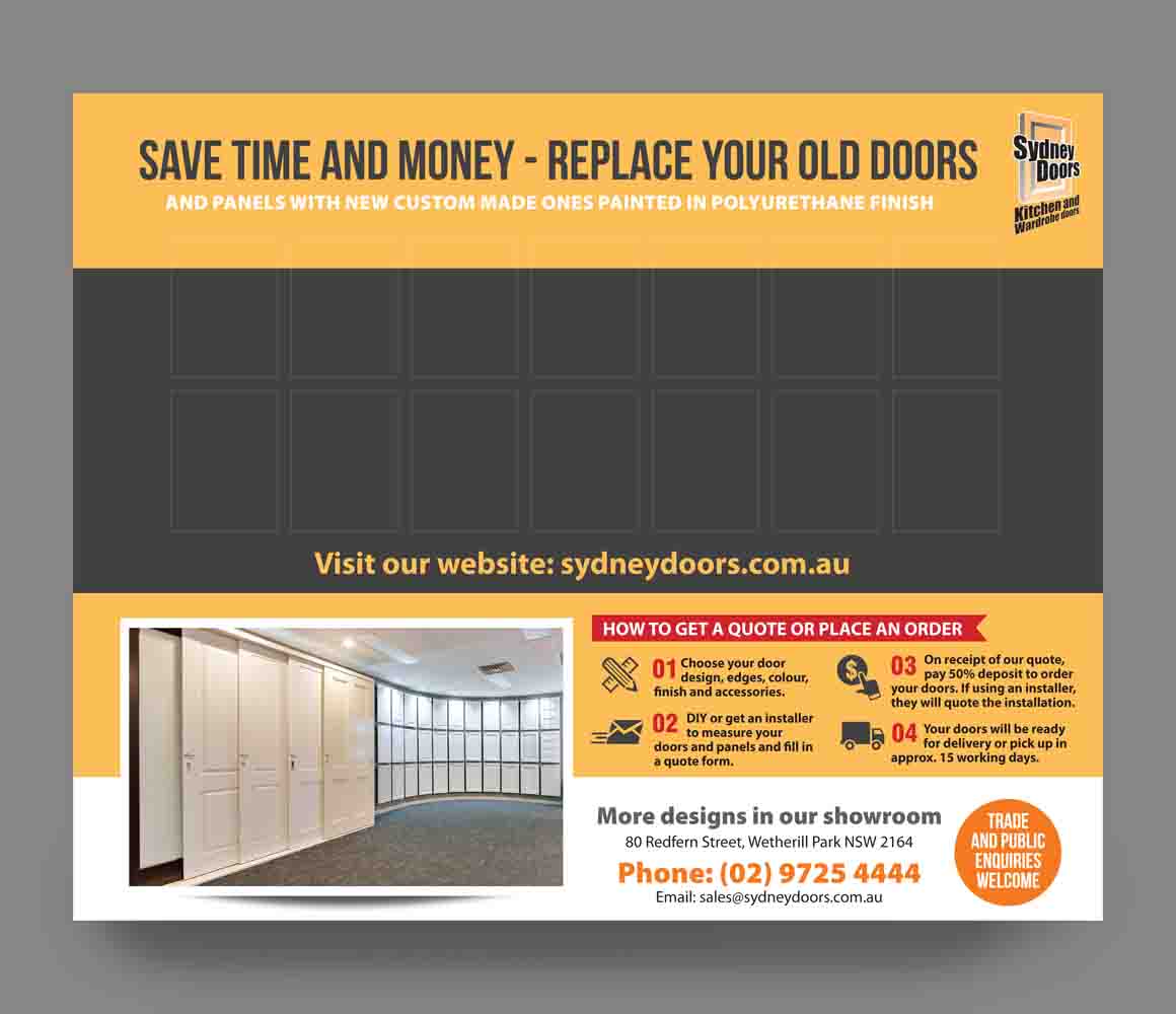 Design de Poster par rkailas pour Sydney Doors | Design #13706657